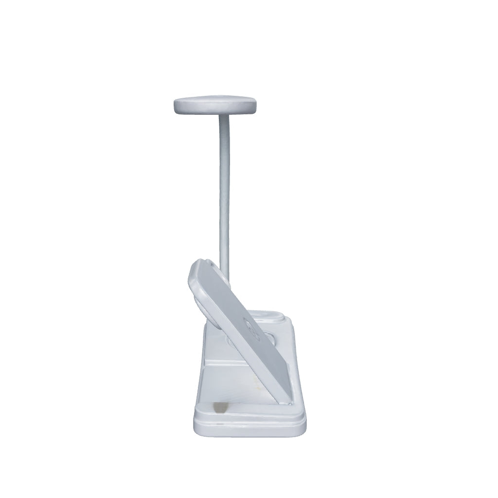 Cargador de Mesa Inalámbrico 15W Con Lámpara Blanco