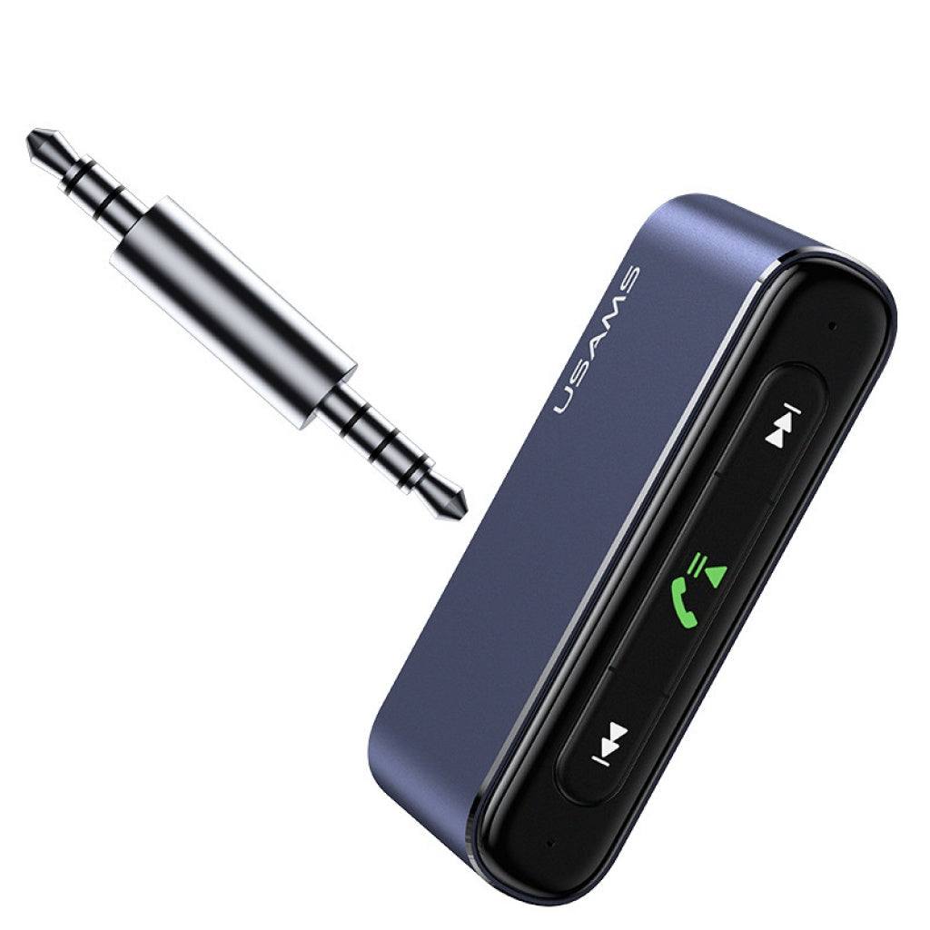 Receptor Bluetooth 5.0 para autos con micrófono manos libres y transmisión de música de alta calidad