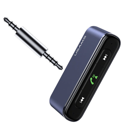 Receptor Bluetooth 5.0 para autos con micrófono manos libres y transmisión de música de alta calidad
