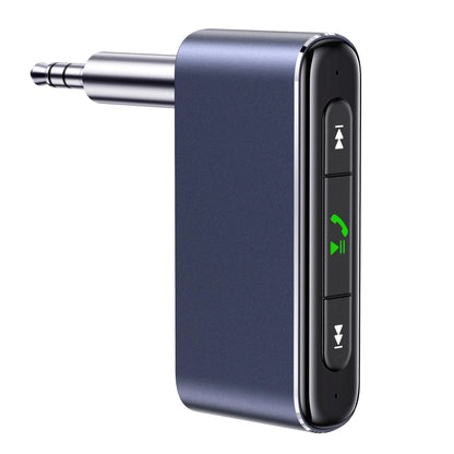 Receptor Bluetooth 5.0 para autos con micrófono manos libres y transmisión de música de alta calidad