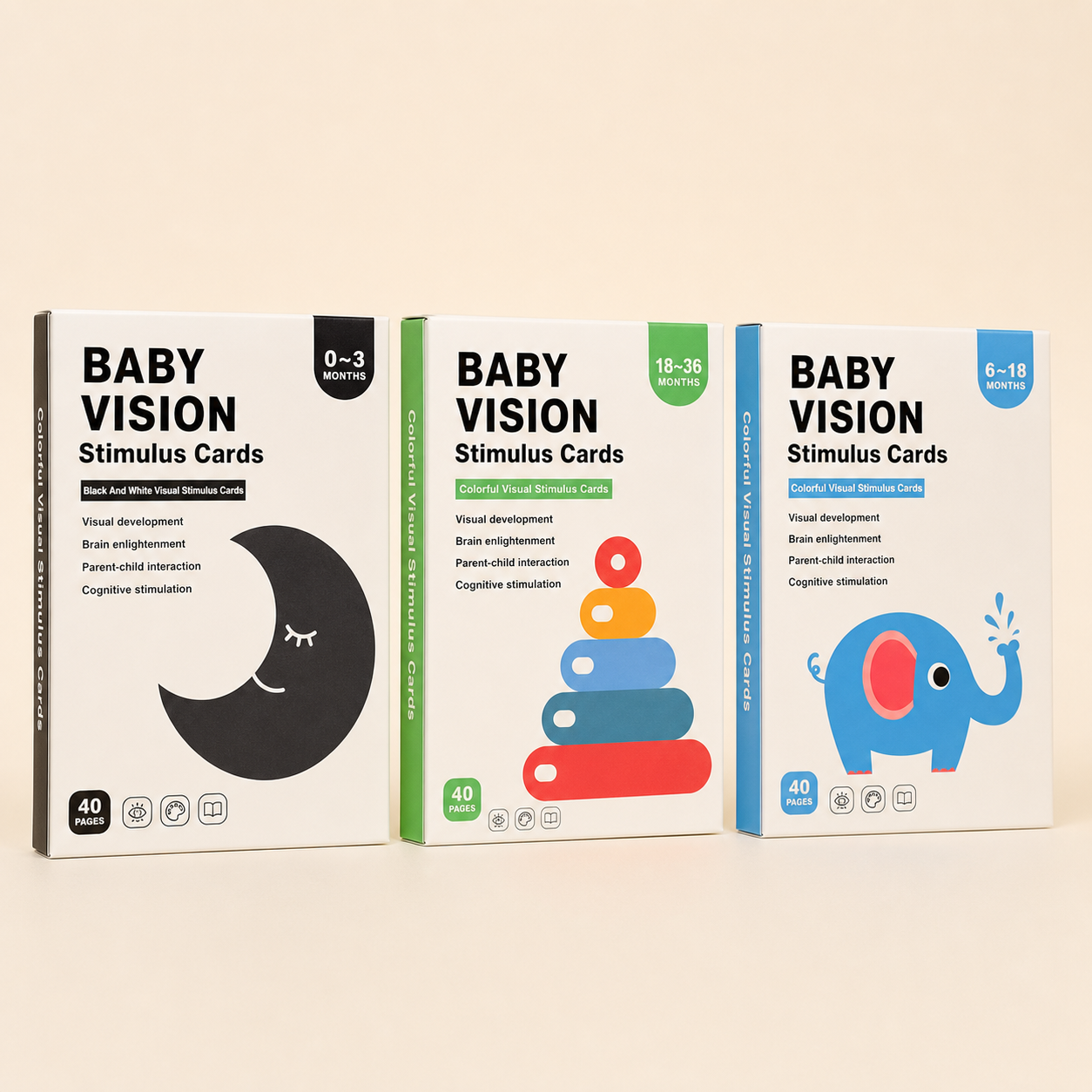 Tarjetas de estimulación para bebé - imagen de producto